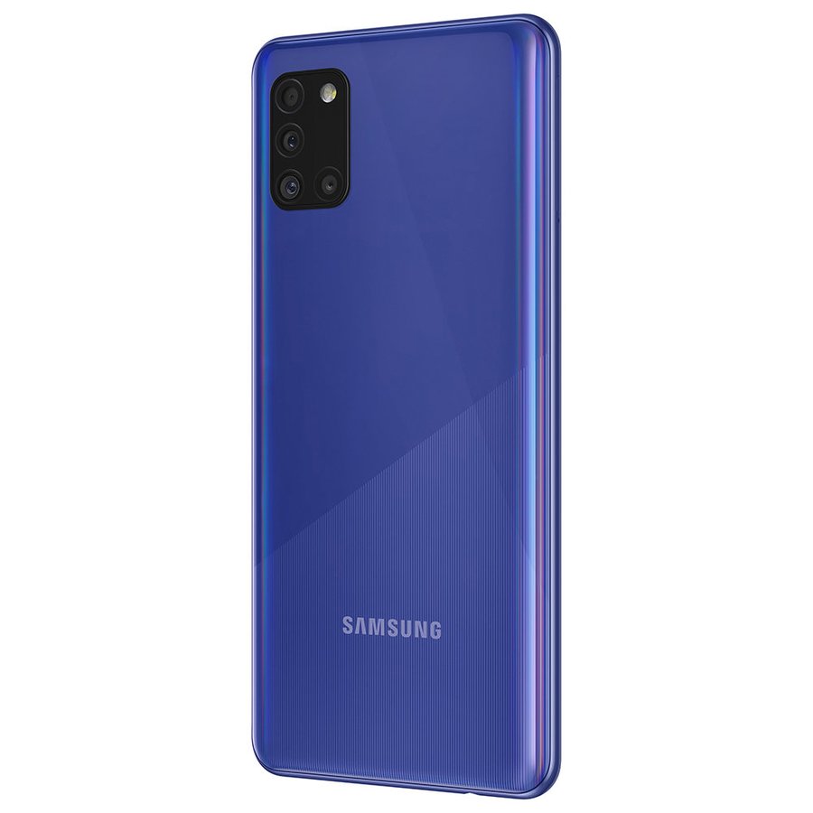 Smartphone Samsung Galaxy A31 128GB Quad Câmera Azul | Lojas Colombo