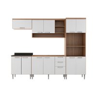 Cozinha Modulada Completa Multimóveis Sicília, 9 Portas, 3 Gavetas - 3102.852