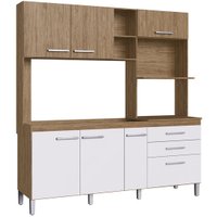 Cozinha Compacta Decibal, 6 Portas, 2 Gavetas - CO1631