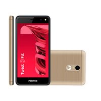 Smartphone Positivo Twist 3 Fit, 32GB, 3G, Dual Chip, Dourado - S509