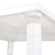 Mesa Mor de Plástico, Quadrada, Desmontável, Branco - 15151401