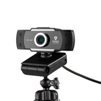 Webcam Kross Elegance com Tripé Ajustável, 1080p - KE-WBM1080P