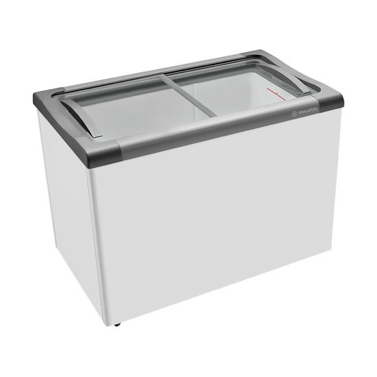 Freezer Horizontal Metalfrio 2 Portas de Vidro, 284 Litros - NF30S