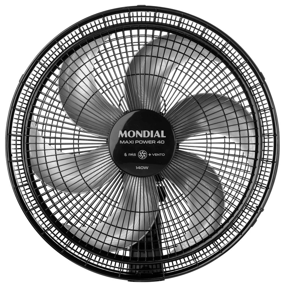 Ventilador Mondial, 40cm, 3 Velocidades, 6 Pás - V-40-B | Lojas Colombo