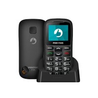Celular Positivo Feature Phone com Base, Dual Chip, 1,8'', 2G, Lanterna - P36