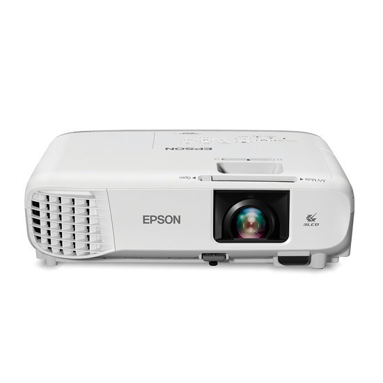 Projetor Epson Power Lite W39, 3500 Lúmens, Conexão HDMI, Branco