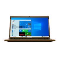 Notebook Positivo Motion Dourado, Intel Quad-Core, Tela 14'', 128GB - Q4128C
