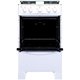 Fogão a Gás de Piso 4 Bocas Atlas Mônaco Plus, Mesa de Inox, Branco