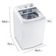 Máquina de Lavar 17kg Electrolux Essential Care com Cesto Inox - LED17