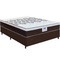 Conjunto Cama Box Casal e Colchão em Molas Ensacadas New York Gazin - 138x188