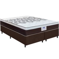 Conjunto Cama Box Queen e Colchão em Molas Ensacadas New York Gazin - 158x198