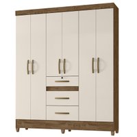 Guarda-Roupa / Roupeiro Itatiba Moval Móveis, 6 Portas, 3 Gavetas