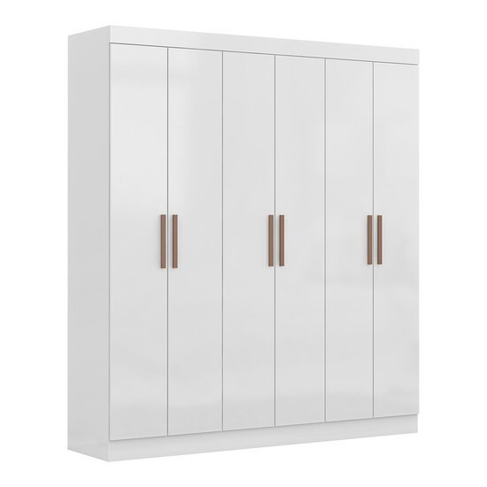 Guarda-Roupa / Roupeiro Maxel Paris, 6 Portas, 2 Gavetas, 100% MDF