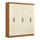 Guarda-Roupa / Roupeiro Maxel Paris, 6 Portas, 2 Gavetas, 100% MDF