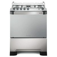 Fogão a Gás de Piso Mueller Decorato G3, 5 Bocas, Inox