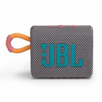 Caixa de Som Portátil JBL GO 3, À prova de água, Bluetooth, 4.2 W RMS - Cinza