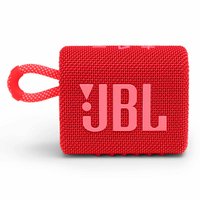 Caixa de Som Portátil JBL GO 3, À prova de água, Bluetooth, 4.2 W RMS - Vermelho