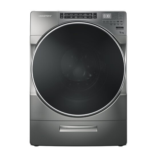Máquina de Lavar Brastemp 15kg Titanium Dispenser Auto Dosagem - BNF15AS
