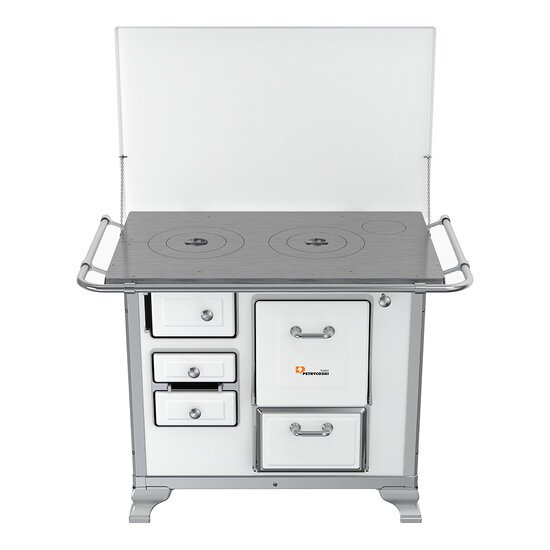 Fogão à Lenha N1 com Gabinete Petrycoski, com Tampa