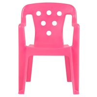 Cadeira de Plástico Infantil Kids Rosa - Mor