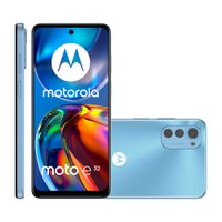 Smartphone Motorola Moto E32, Câmera Tripla, 64GB, 4G, Azul - XT2227