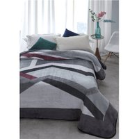 Cobertor Jolitex Kyor Plus Casal Amalfi, Cinza - 180x220