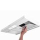 Depurador de Ar Suggar Slim, 80 cm, 3 Velocidades, Branco - DPS181BR