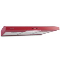 Depurador de Ar Suggar Slim, 80 cm, 3 Velocidades, Vermelho - DPS181VM