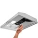 Depurador de Ar Suggar Slim, 60 cm, 3 Velocidades, Inox - DPS161IX