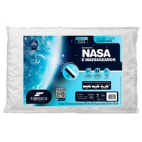 Travesseiro Fibrasca Nasa UP 3, Viscoelástico com Toque Massageador - 4615