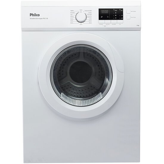 Secadora de Roupas Philco 11 kg, 16 Programas de Secagem, Branca  - PSC11B