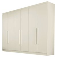 Guarda-Roupa / Roupeiro 100% MDF Mademarcs  Oslo, 6 Portas, 4 Gavetas