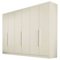 Guarda-Roupa / Roupeiro 100% MDF Mademarcs  Oslo, 6 Portas, 4 Gavetas