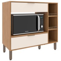 Balcão para Cooktop Multiuso Napoles Móveis Sul, 105 cm, 1 Porta1 Gaveta - 5219
