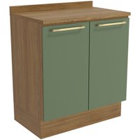 Balcão Multiuso com Tampo 80cm Kappesberg Botanic, 2 Portas - CB773