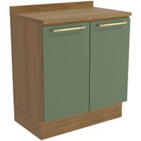 Balcão Multiuso com Tampo 80cm Kappesberg Botanic, 2 Portas - CB773