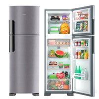 Geladeira Consul Frost Free Duplex com Altura Flex 386 Litros Inox - CRM44AK