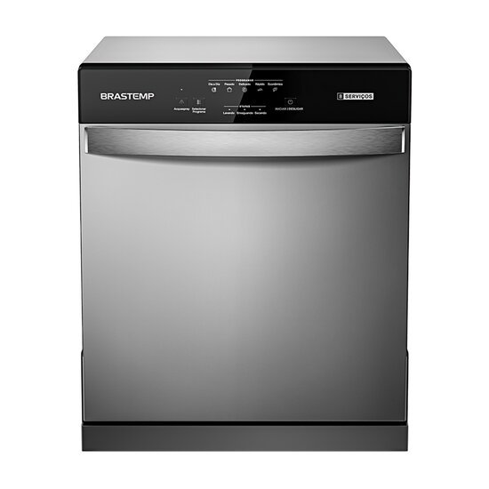 Lava-Louças Brastemp, 8 Serviços de Lavagem - BLF08BS