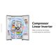 Geladeira LG 2P 611 Litros Frost Free Side by Side, Inverter Inox - GC-L257SLP