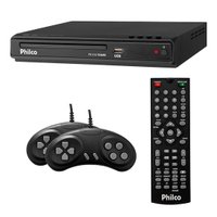 DVD Player Game Philco com Entrada USB Frontal, 2 Joystick - PH150
