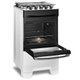 Fogão a Gás de Piso 4 Bocas Continental, Mesa de Inox, Branco - FC4IB