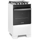 Fogão a Gás de Piso 4 Bocas Continental, Mesa de Inox, Branco - FC4IB