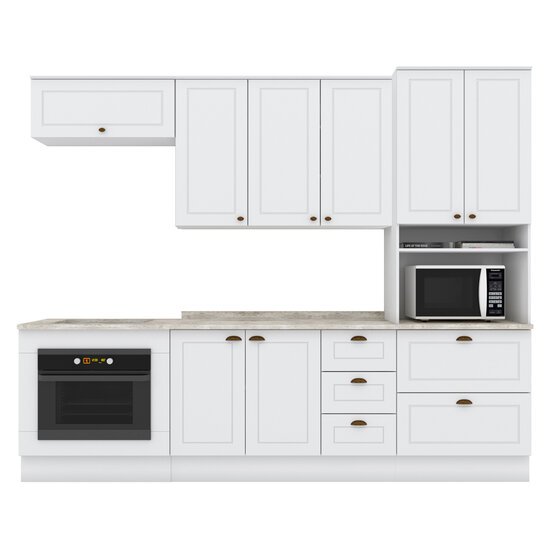 Cozinha Completa Henn Americana, 8 Portas, 5 Gavetas - CEI308-05