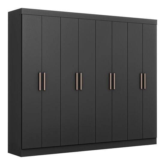 Guarda-Roupa / Roupeiro Maxel Paris, 8 Portas, 4 Gavetas, 100% MDF