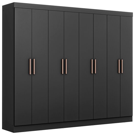 Guarda-Roupa / Roupeiro Maxel Paris, 8 Portas, 4 Gavetas, 100% MDF