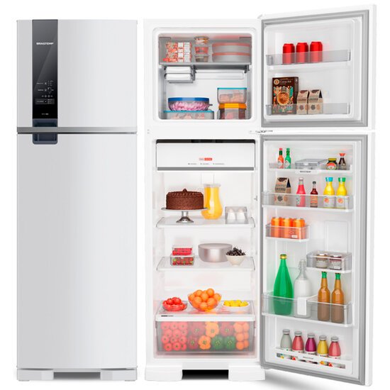 Geladeira Brastemp Frost Free 400 Litros Branca com Freeze Control - BRM54JB