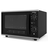 Forno Elétrico Nardelli Top40 com Timer, 40 Litros, Easy Clean, 1700W, Preto