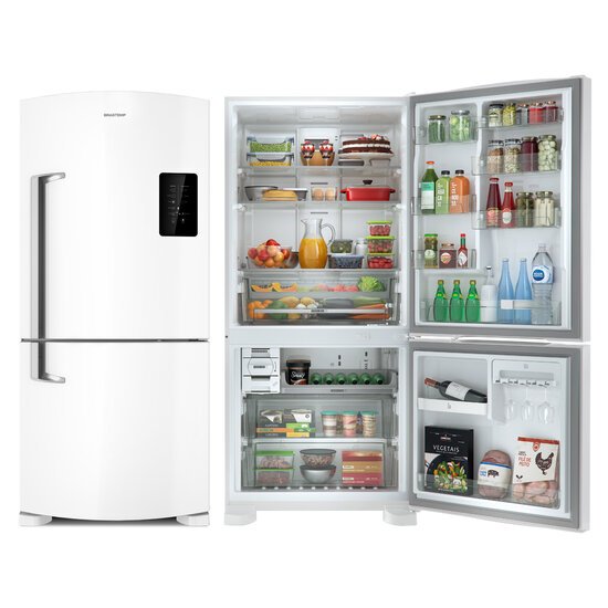 Geladeira Brastemp Frost Free Inverse e Super Capacidade Branca 588 Litros BRE85