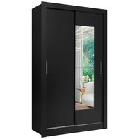 Guarda-Roupa / Roupeiro THB City Glass, 2 Portas de Correr, 1 Gaveta