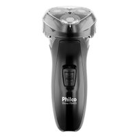 Barbeador Elétrico Philco Shave, Recarregável, Sistema Duplo de Corte - PBA05